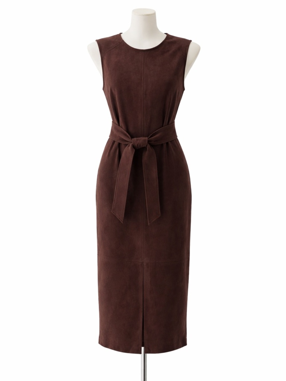 Calvin Klein Chocolate Brown Midi Dress